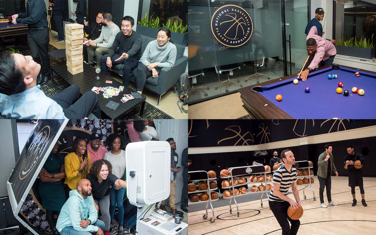 The NBPA hosted an exclusive Venue Showcase for over 100 business prospects and clients to preview the redesign of the space.